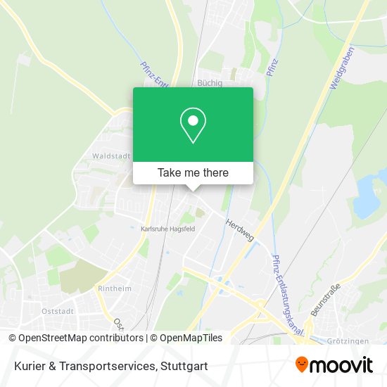 Kurier & Transportservices map