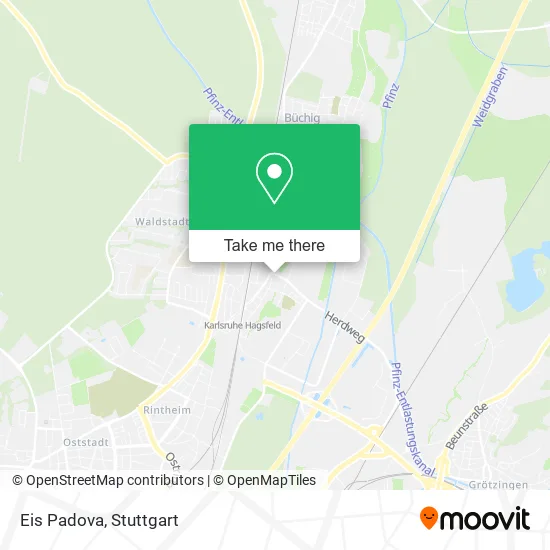 Карта Eis Padova