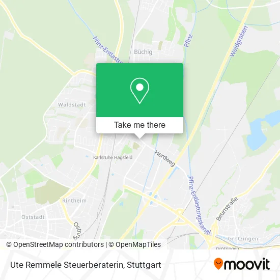 Карта Ute Remmele Steuerberaterin