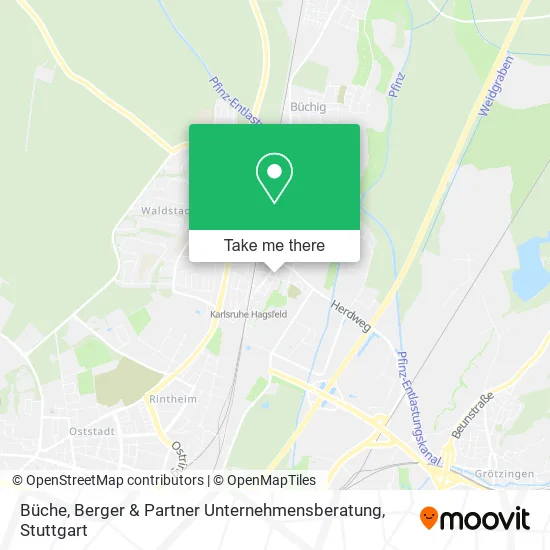 Карта Büche, Berger & Partner Unternehmensberatung