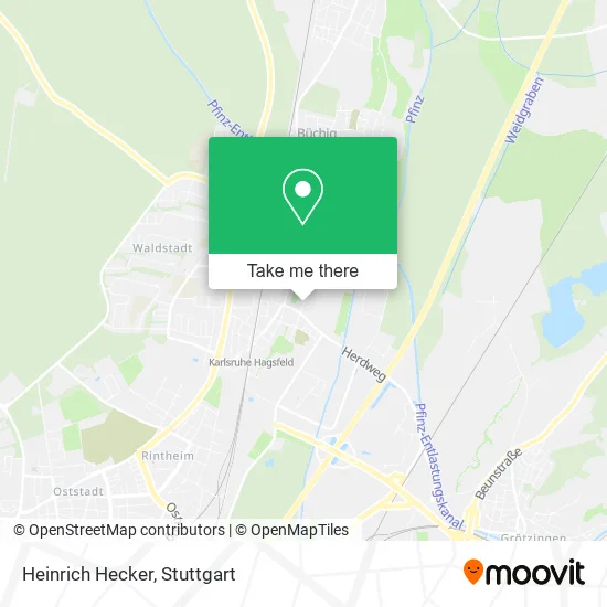 Карта Heinrich Hecker