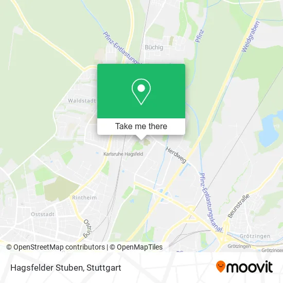 Карта Hagsfelder Stuben