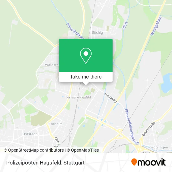Карта Polizeiposten Hagsfeld