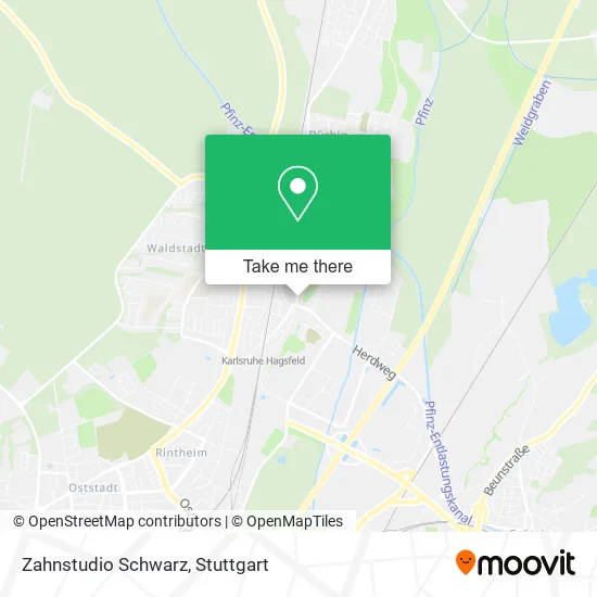 Карта Zahnstudio Schwarz
