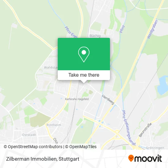 Карта Zilberman Immobilien