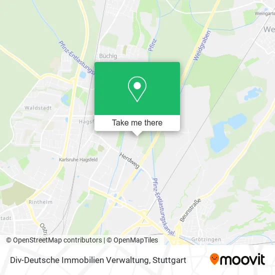 Карта Div-Deutsche Immobilien Verwaltung