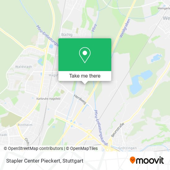 Карта Stapler Center Pieckert