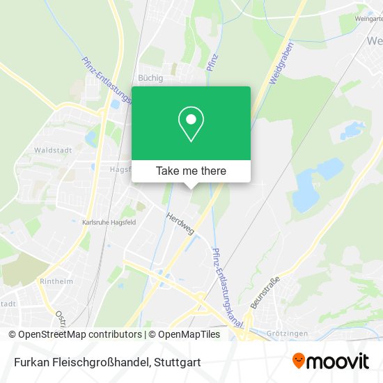 Furkan Fleischgroßhandel map