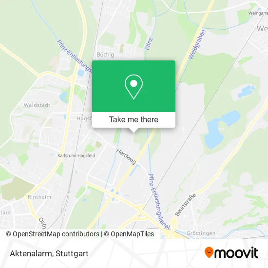 Карта Aktenalarm