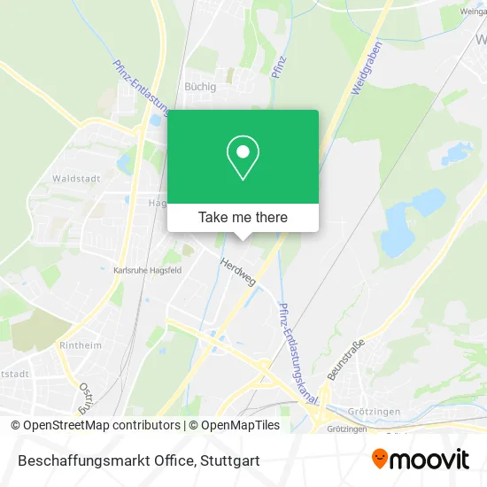 Карта Beschaffungsmarkt Office