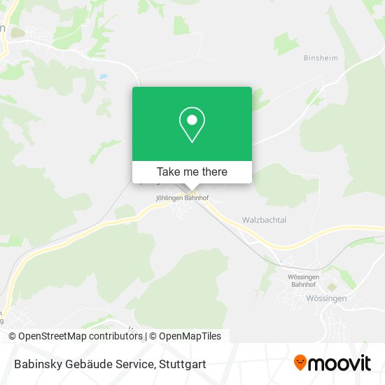 Babinsky Gebäude Service map