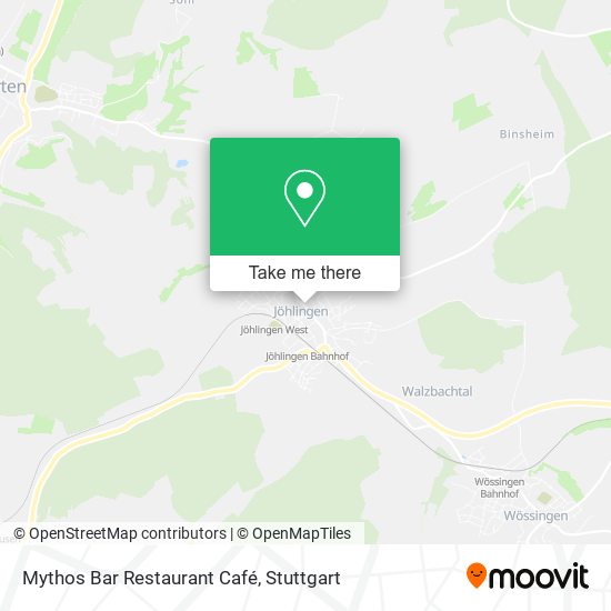 Mythos Bar Restaurant Café map