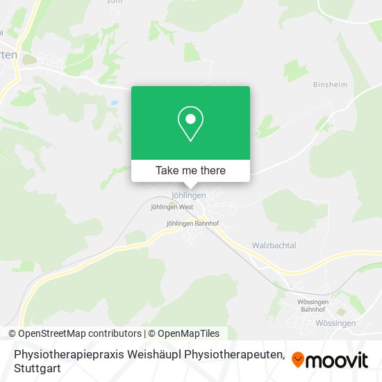 Physiotherapiepraxis Weishäupl Physiotherapeuten map