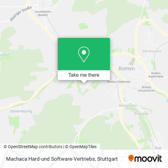 Machaca Hard-und Software-Vertriebs map