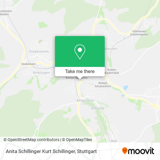 Anita Schillinger Kurt Schillinger map