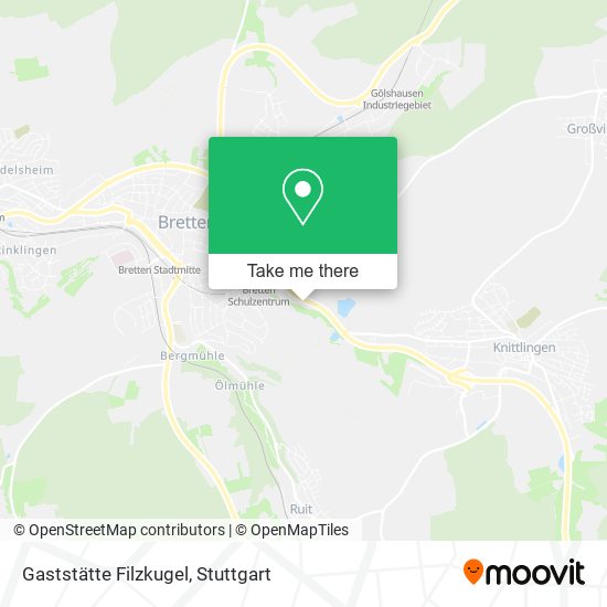 Gaststätte Filzkugel map