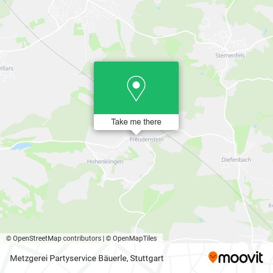 Metzgerei Partyservice Bäuerle map