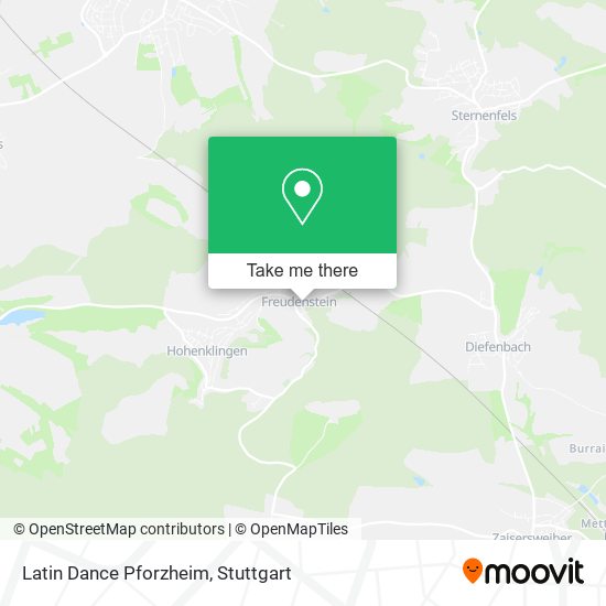 Latin Dance Pforzheim map
