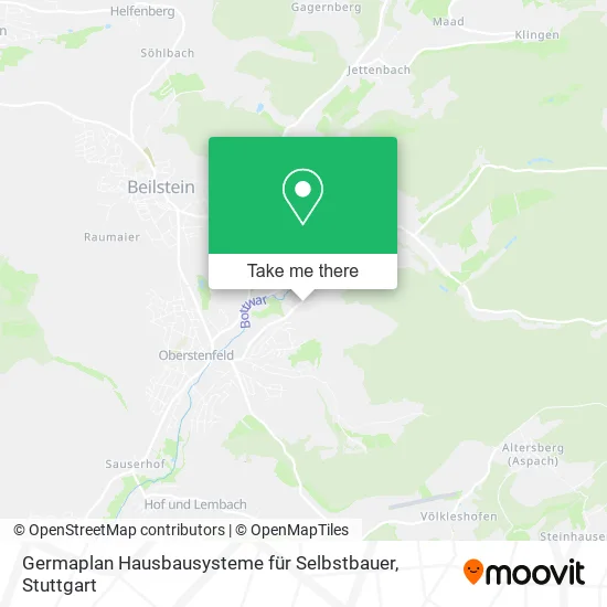 Карта Germaplan Hausbausysteme für Selbstbauer