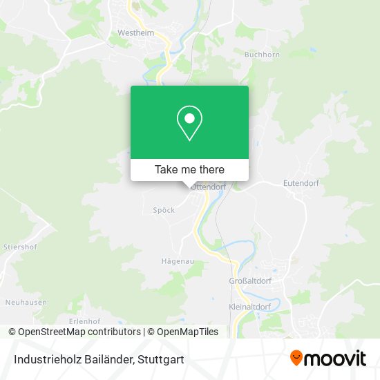 Industrieholz Bailänder map