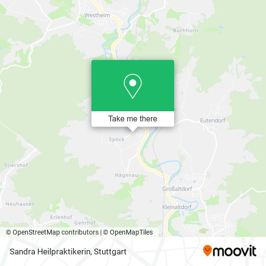 Sandra Heilpraktikerin map