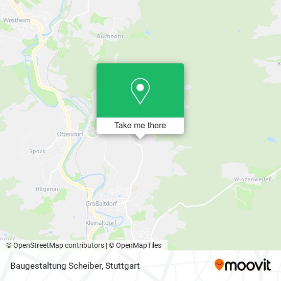 Baugestaltung Scheiber map