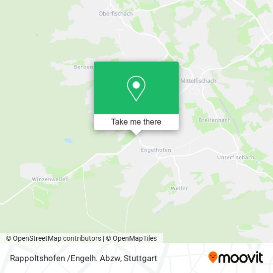 Rappoltshofen /Engelh. Abzw map