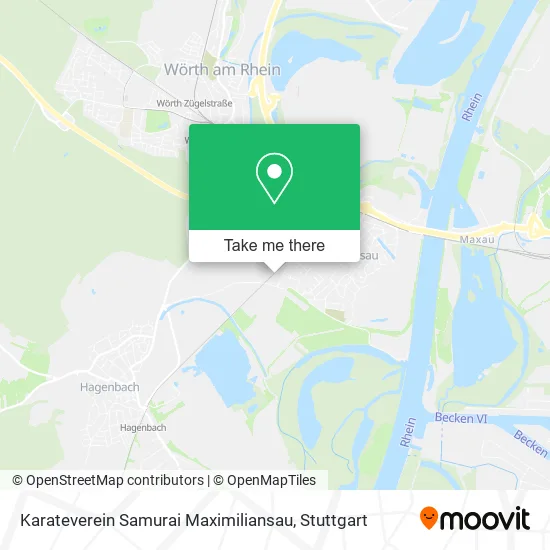 Карта Karateverein Samurai Maximiliansau