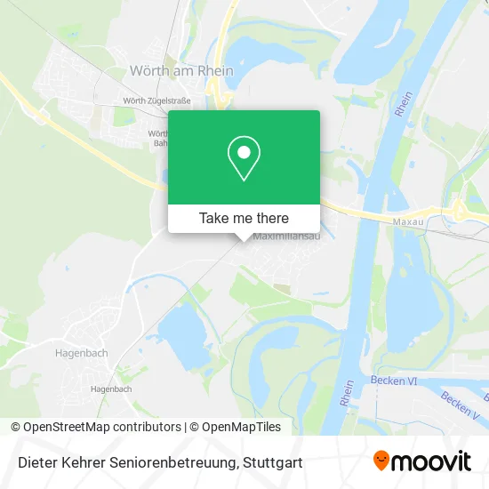 Dieter Kehrer Seniorenbetreuung map