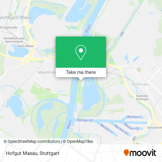 Карта Hofgut Maxau