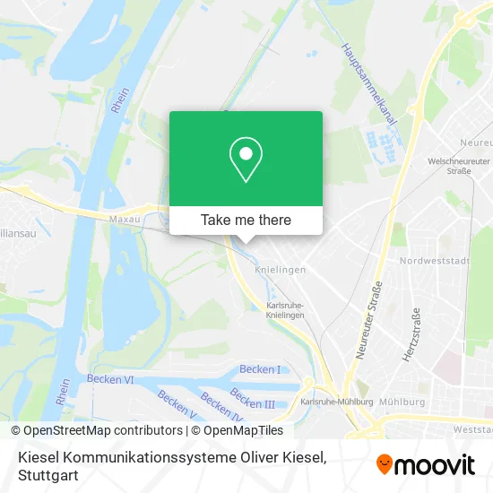 Карта Kiesel Kommunikationssysteme Oliver Kiesel