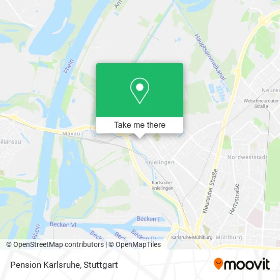 Карта Pension Karlsruhe