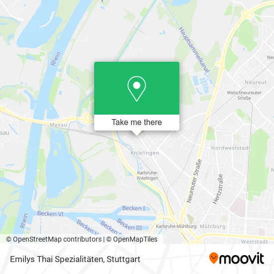 Карта Emilys Thai Spezialitäten