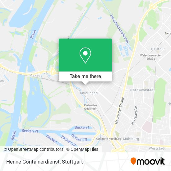 Henne Containerdienst map