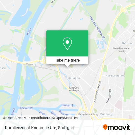 Карта Korallenzucht Karlsruhe Ute