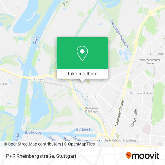 Карта P+R Rheinbergstraße