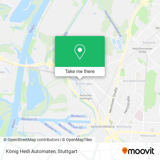 König Hedi Automaten map