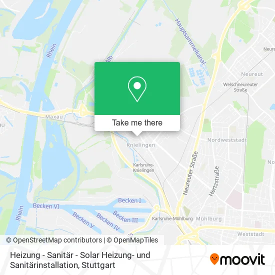 Карта Heizung - Sanitär - Solar Heizung- und Sanitärinstallation