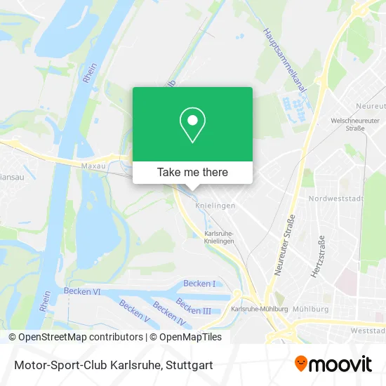 Карта Motor-Sport-Club Karlsruhe