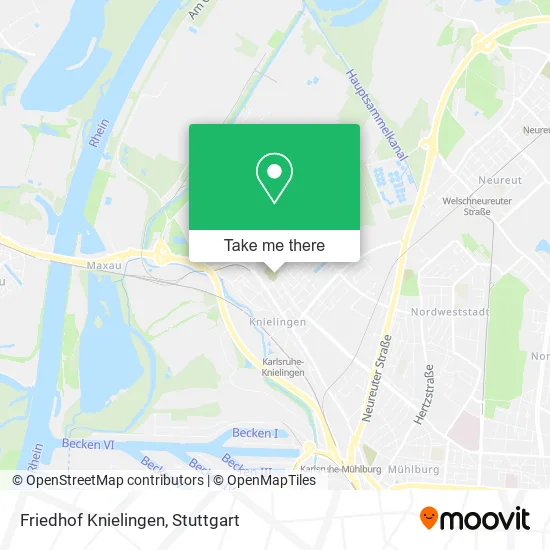 Карта Friedhof Knielingen