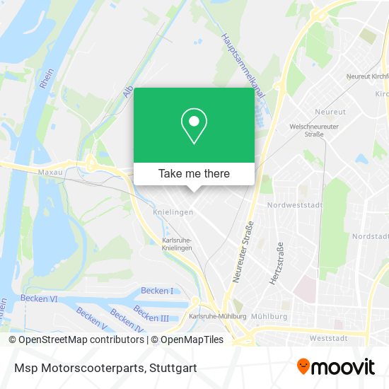 Msp Motorscooterparts map