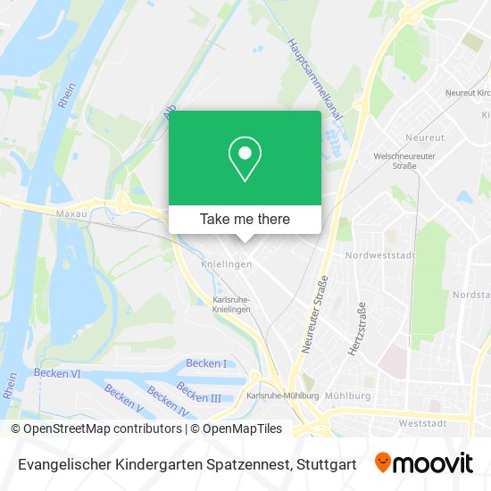 Evangelischer Kindergarten Spatzennest map