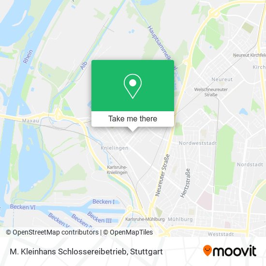 M. Kleinhans Schlossereibetrieb map
