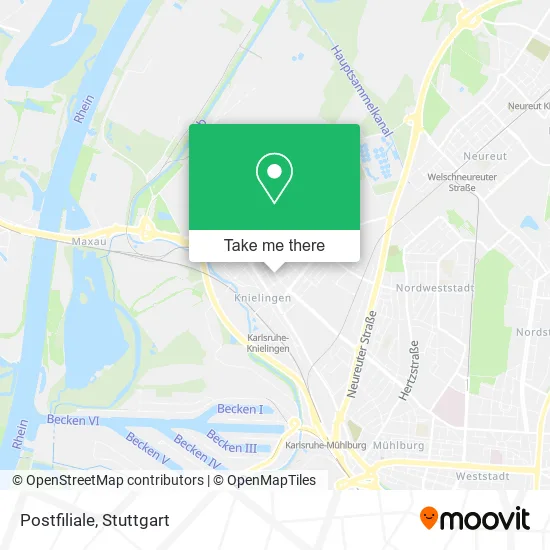 Карта Postfiliale