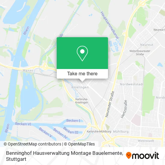 Карта Benninghof Hausverwaltung Montage Bauelemente