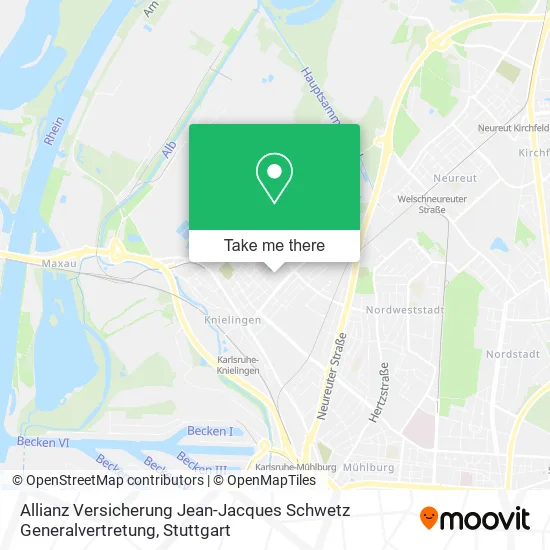 Карта Allianz Versicherung Jean-Jacques Schwetz Generalvertretung