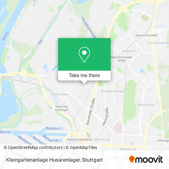 Карта Kleingartenanlage Husarenlager