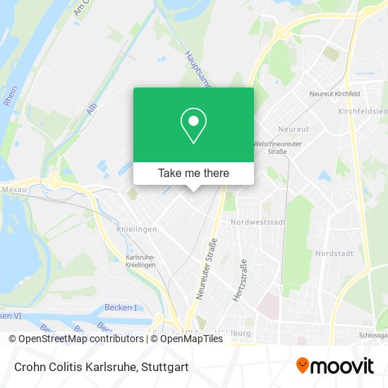 Crohn Colitis Karlsruhe map