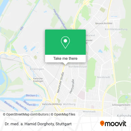 Карта Dr. med. a. Hamid Dorghoty