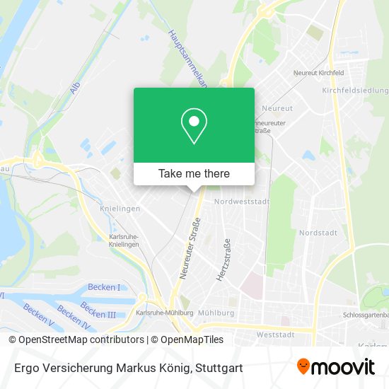 Ergo Versicherung Markus König map